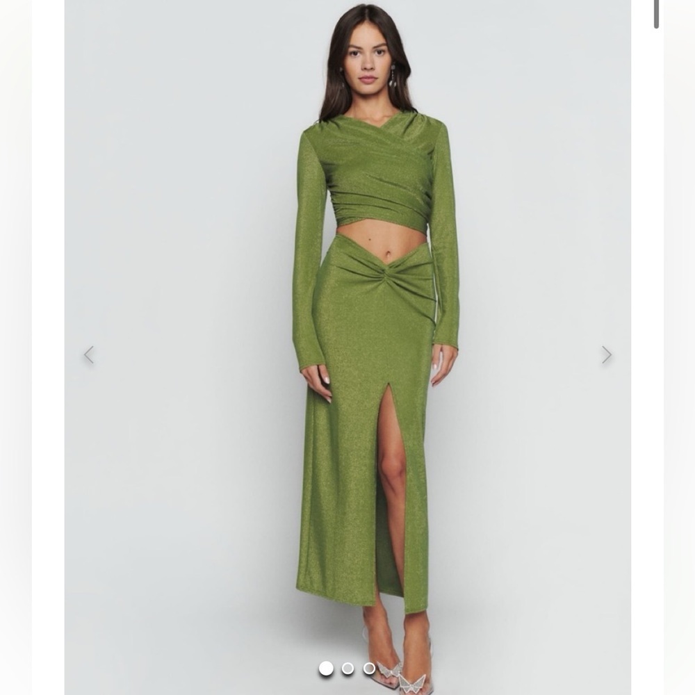 Reformation Herron Knit Maxi Skirt